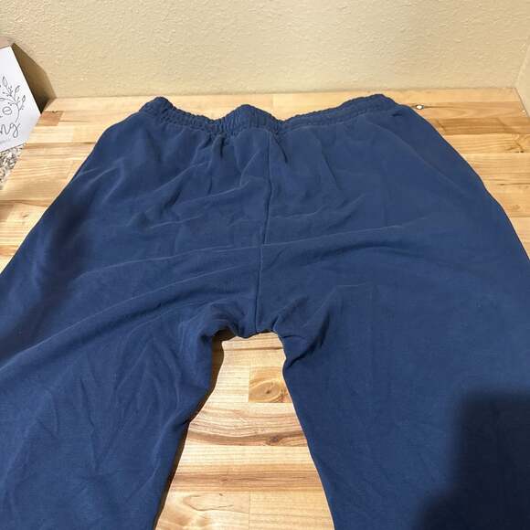 Gymshark Men's Crest Joggers - Navy Blue XL - Picture 8 of 9